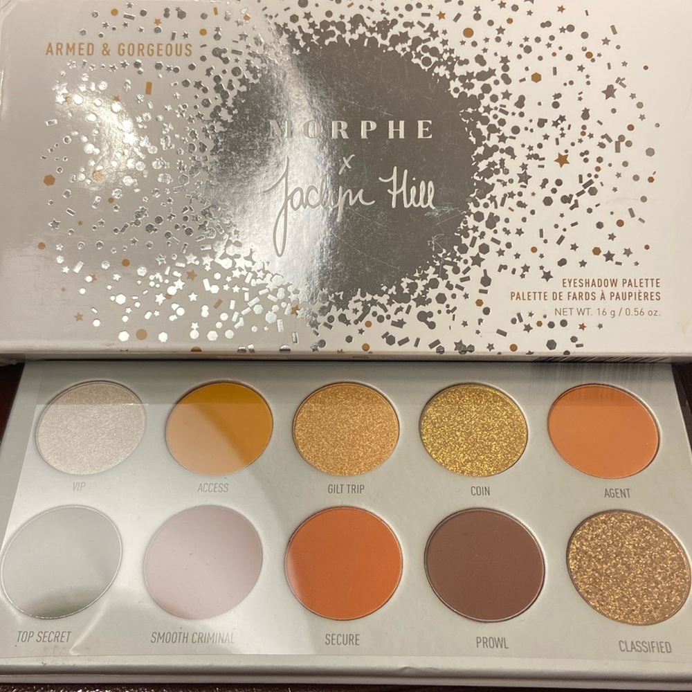 MORPHE JACLYN HILL EYESHADOWS PALETTE "ARMED & GORGEOUS" New